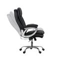 Scaun directorial REZISTENT 200 KG din piele ecologica OFF 799 negru - imaginea 2