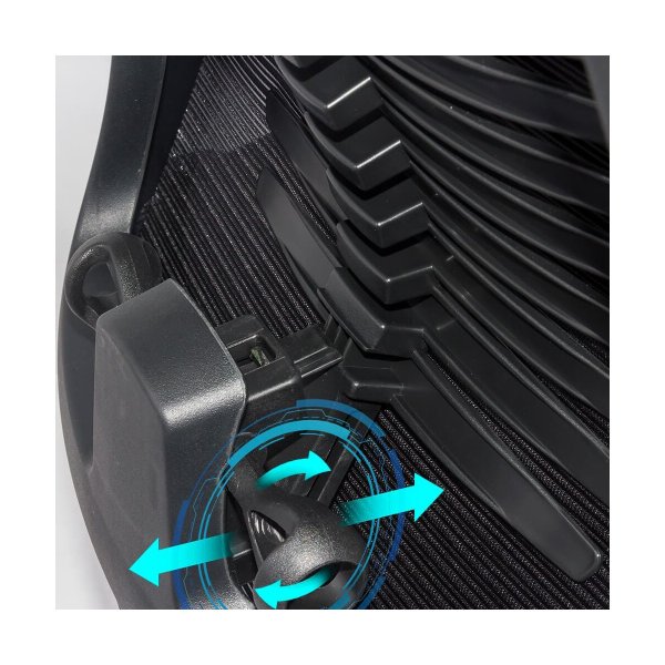 Scaun ergonomic cu spatar rabatabil si suport picioare SYYT 9502 negru