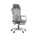 Scaun ergonomic cu spatar rabatabil si suport picioare SYYT 9512 gri - imaginea 1