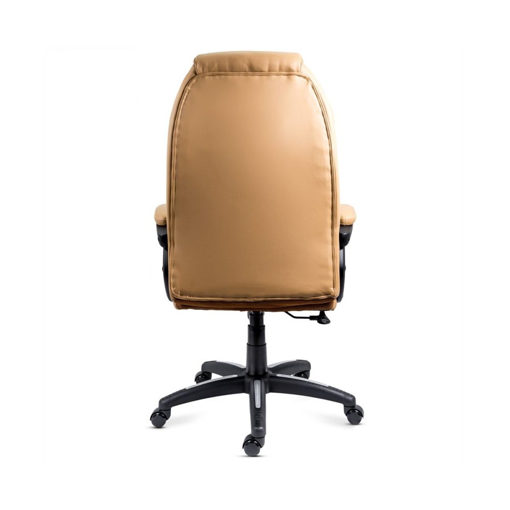 Scaun ergonomic de birou din piele ecologica OFF 356 bej