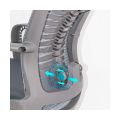 Scaun ergonomic din mesh cu suport lombar SYYT 9502 gri - imaginea 3