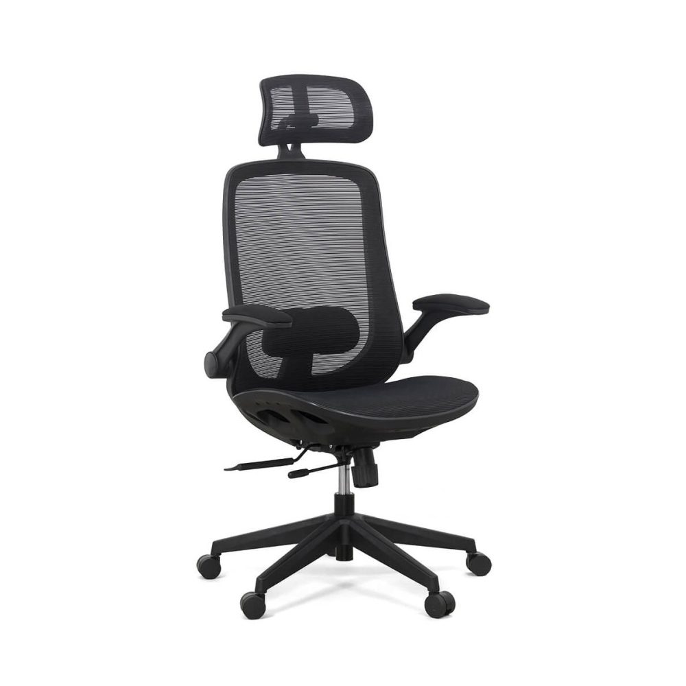 Scaun ergonomic multifunctional cu brate rabatabile SYYT 9509 negru