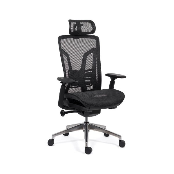 Scaun ergonomic multifunctional cu brate reglabile SYYT 9506 negru
