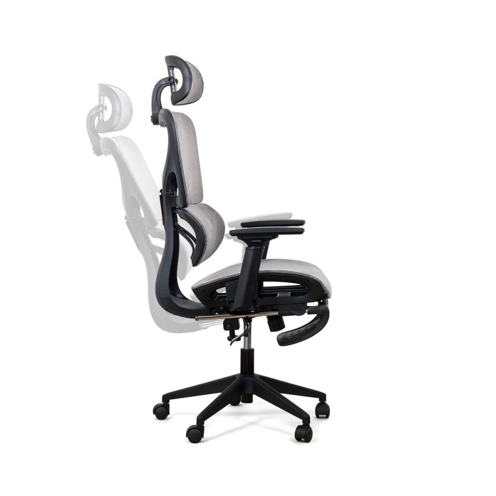 Scaun ergonomic multifunctional cu brate reglabile SYYT 9508 gri