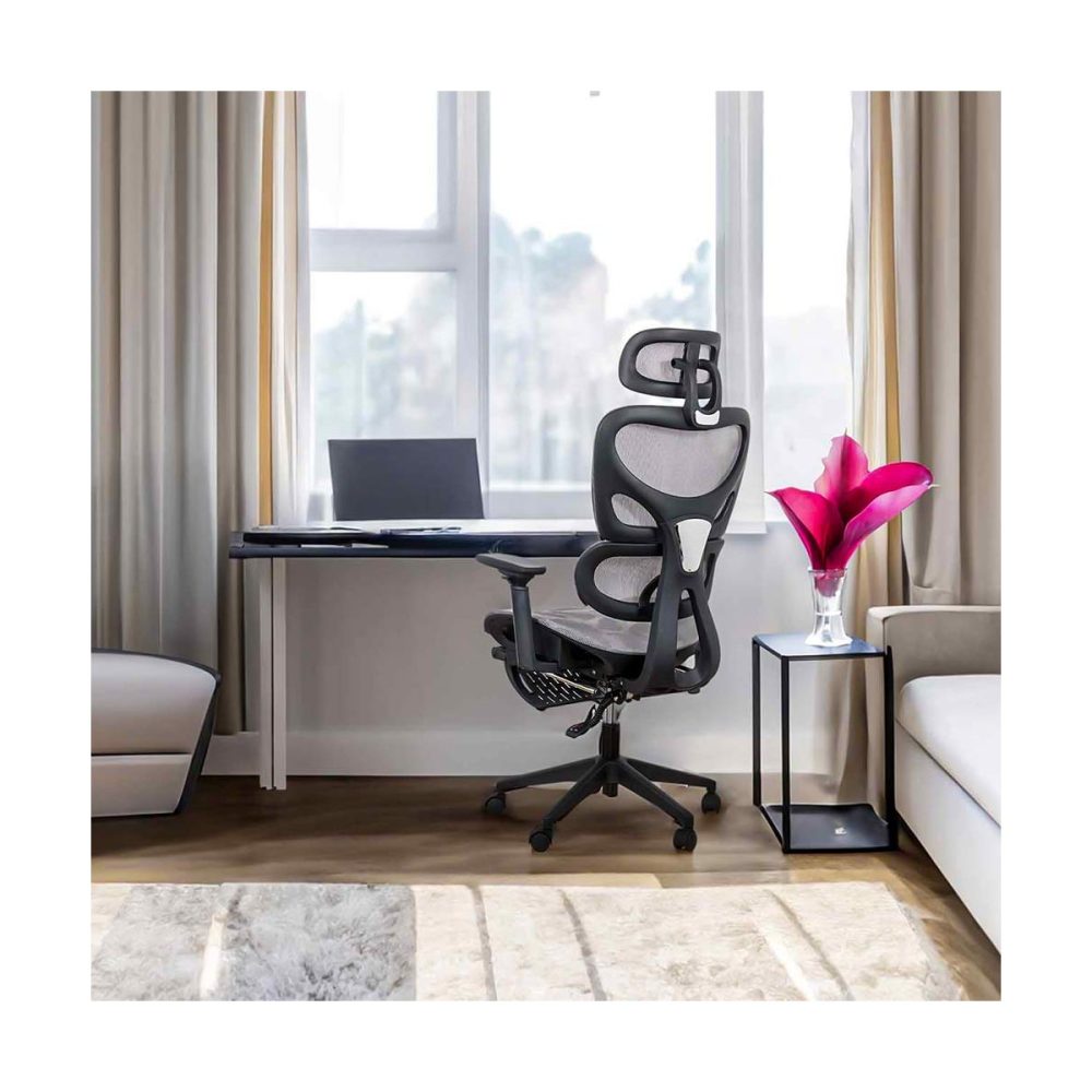 Scaun ergonomic multifunctional cu brate reglabile SYYT 9508 gri