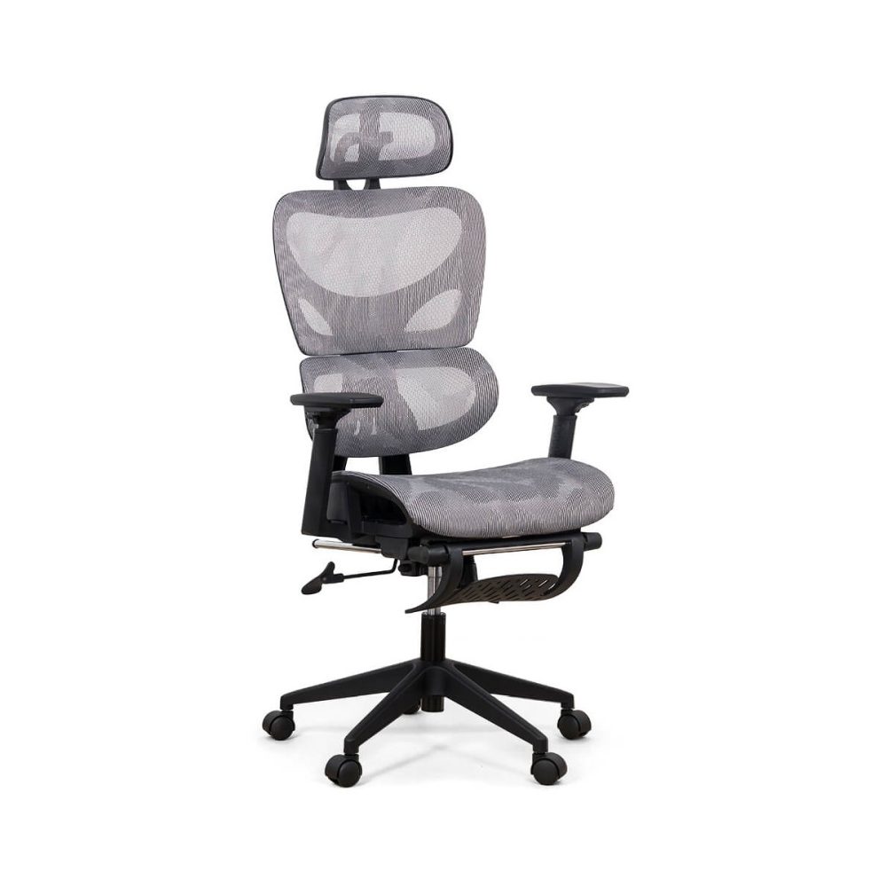 Scaun ergonomic multifunctional cu brate reglabile SYYT 9508 gri