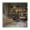 Scaun ergonomic negru din mesh cu șezut cu ventilație și suport lombar cu încălzire și masaj SYYT 9521 - imaginea 3