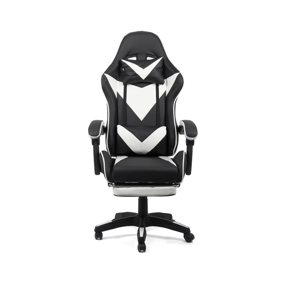 Scaun gaming alb/negru OFF 299