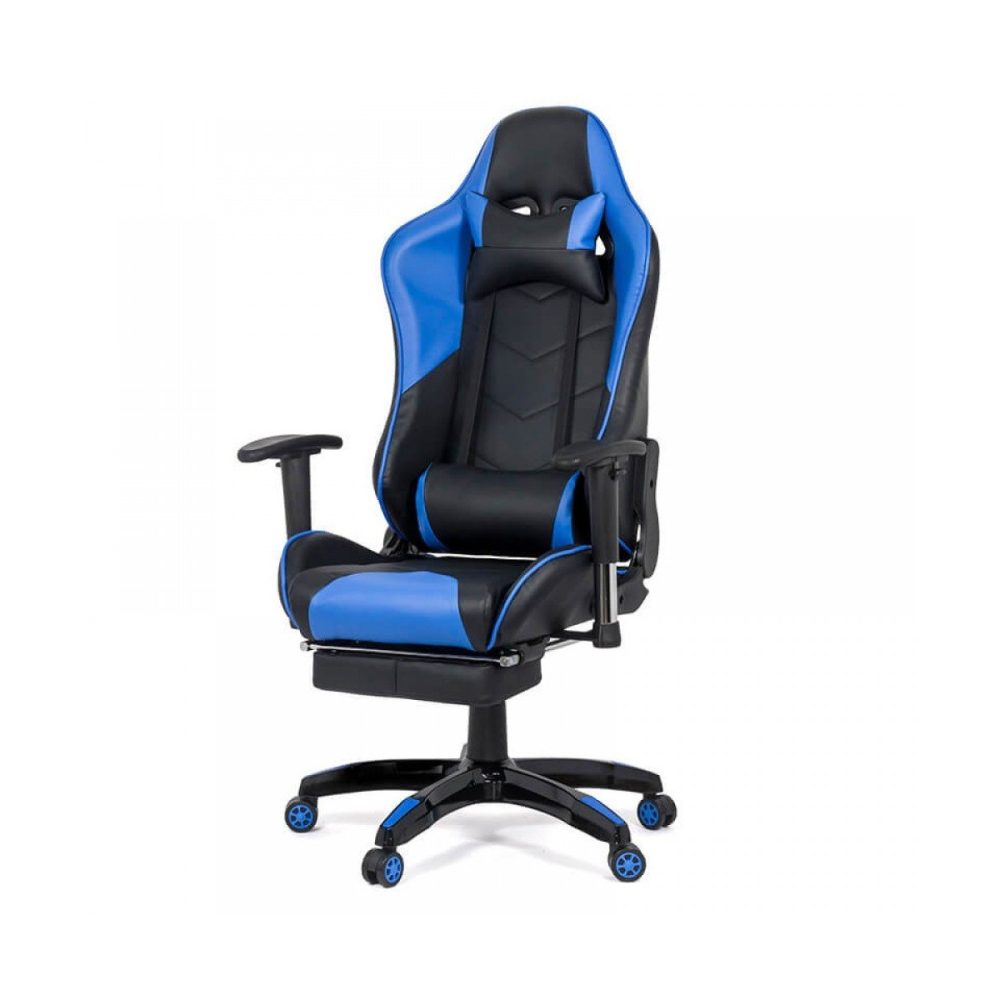 Scaun gaming cu spatar rabatabil OFF 306 albastru