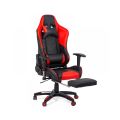 Scaun gaming cu spatar rabatabil OFF 306 rosu - imaginea 3
