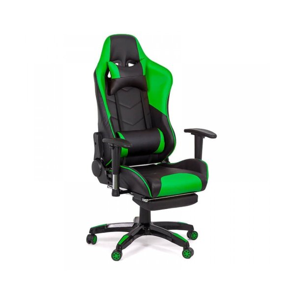 Scaun gaming cu spatar rabatabil OFF 306 verde