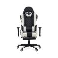 Scaun gaming cu spatar rabatabil si cotiere reglabile OFF 307 alb - imaginea 3
