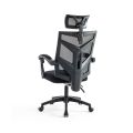 Scaun gaming negru din mesh, ergonomic si rabatabil OFF 434 - imaginea 3