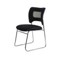Scaun vizitatori negru din mesh cu cadru metalic, stabil si respirabil HRC 613F - imaginea 3